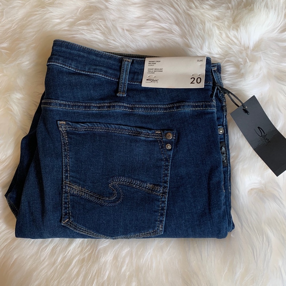 Silver Suki Skinny Crop Jeans